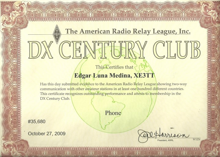 ARRL DXCC Award